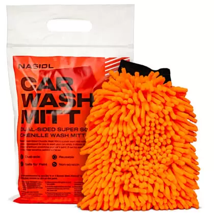 両面使えるウォッシュミットCAR WASH MITT