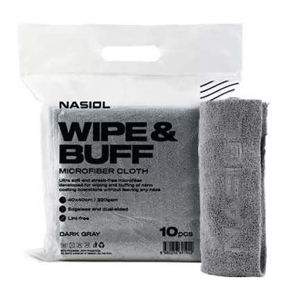 拭き跡を残さらないマクロファイバークロスWIPE&BUFF