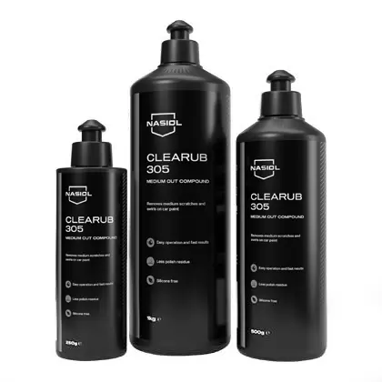 中程度の傷を滑らかに除去するCLEARUB305
