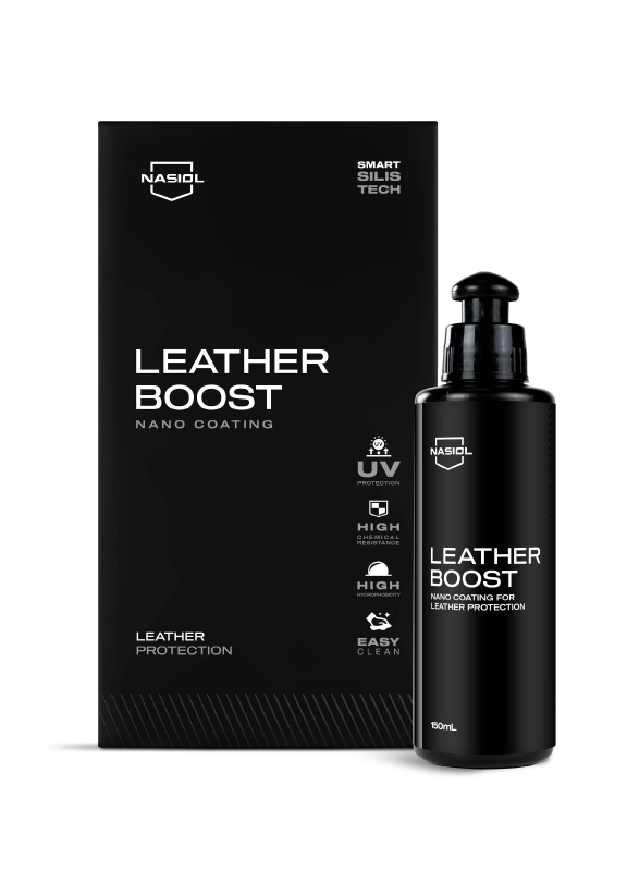 水や汚れから皮革を保護するLEATHER BOOST