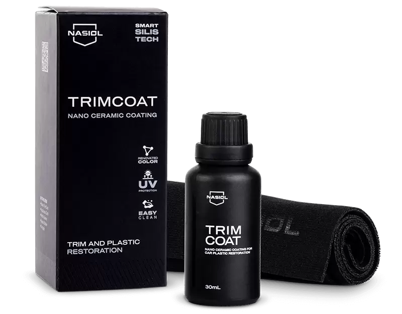 TRIMCOAT 箱とボトルとクロス