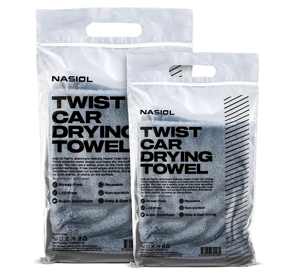 吸水性に優れたTWIST CAR DRYING TOWEL