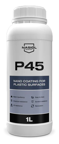 プラスチックの色を保護するP45