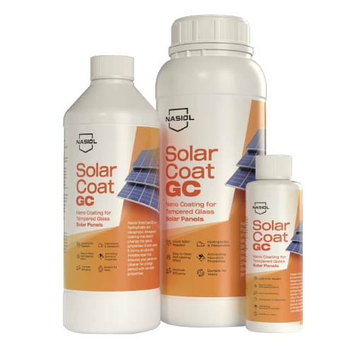 撥水と防汚をかなえるナノセラミックコーティング「SolarCoatGC」3本
