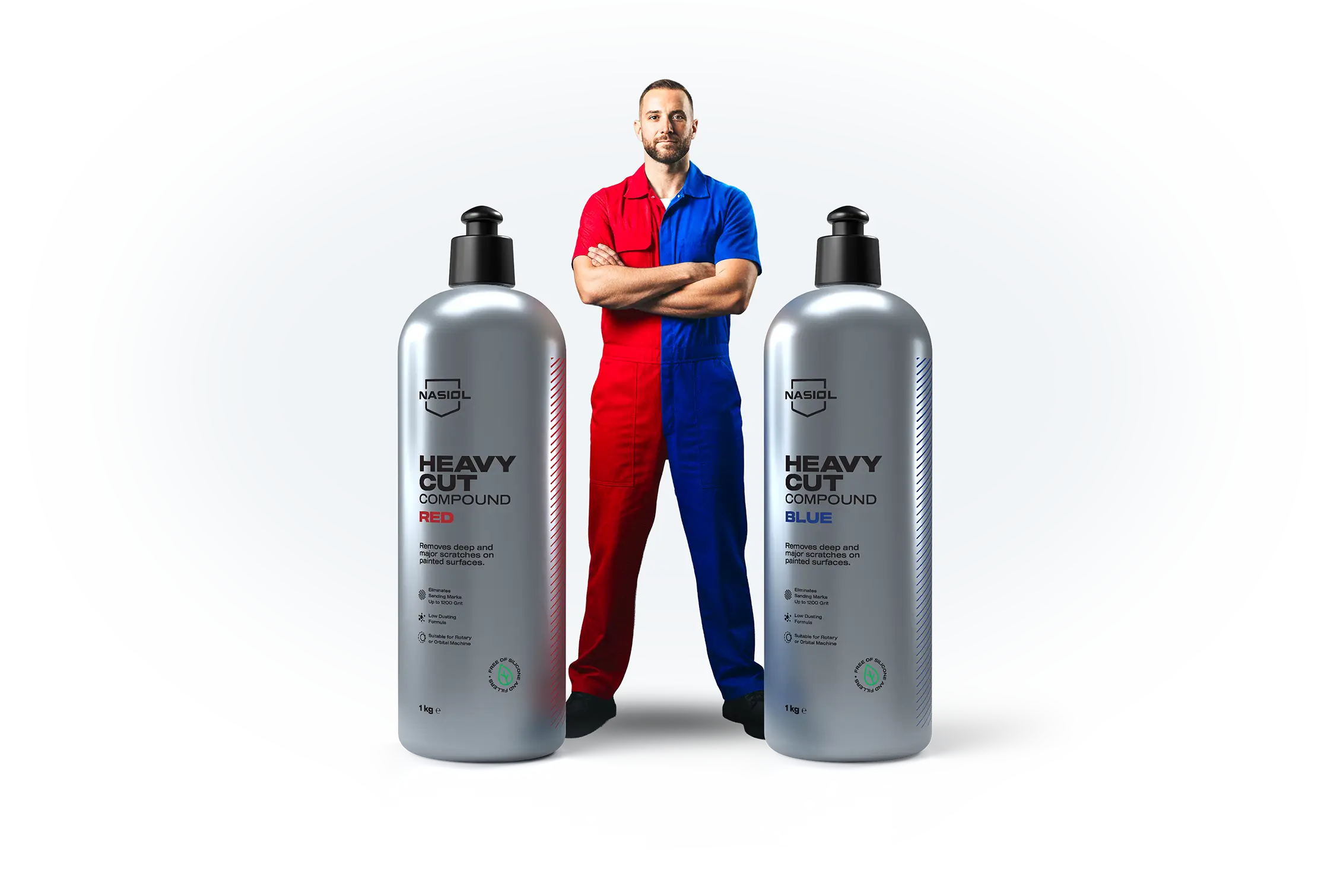 あらゆる傷に対応するHEAVY CUT COMPOUND RED BLUE